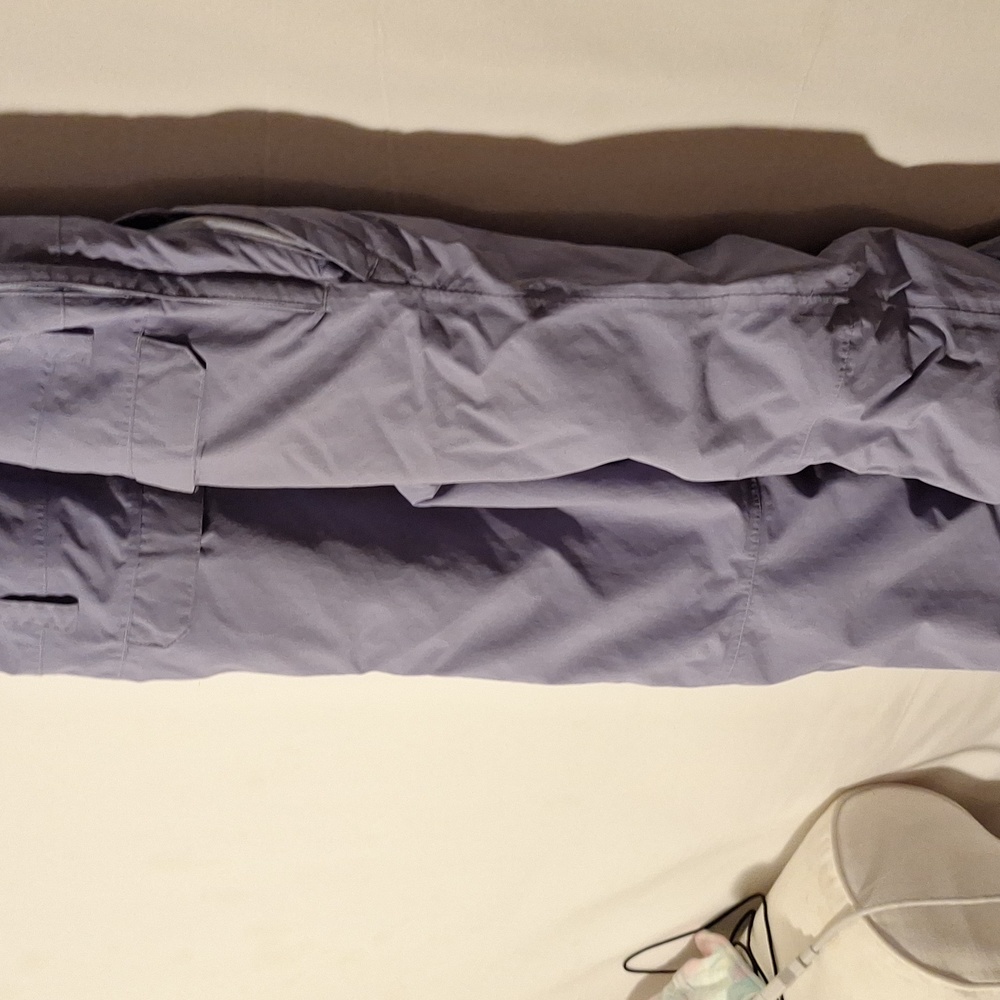 Girls Bib Waterproof Insulated 10 lavender Snowsuit Overalls Burton - Picture 8 of 8
